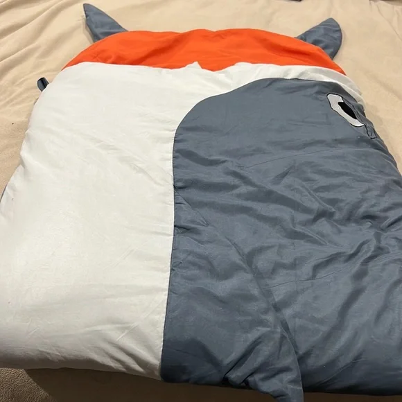 Whale Sleeping bag for young kids to part ( whales π³ head itβs pillow - Picture 1 of 10